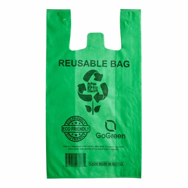 Green Non-Woven Reusable Bag 1/6 - (RL-GNWRB-16-300)