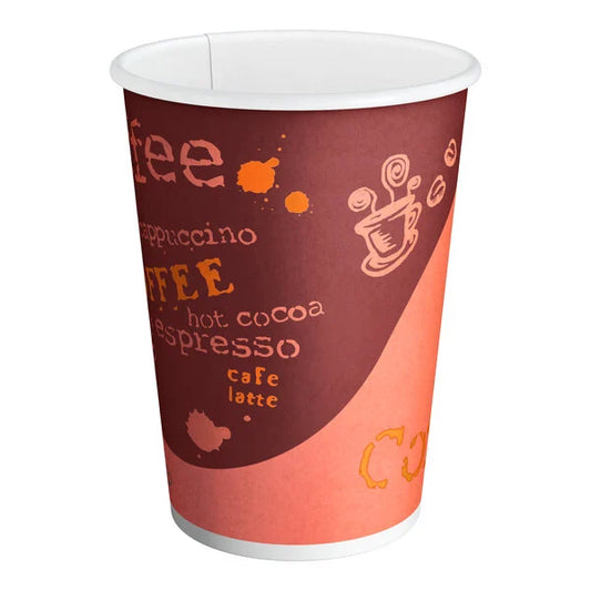 Hot Poly Paper Cups 12oz - (RL-HPPC-12)