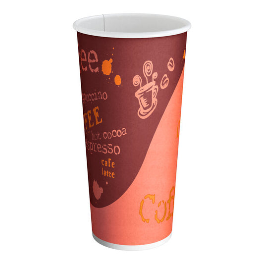 Hot Poly Paper Cups 20oz - (RL-HPPC-20)