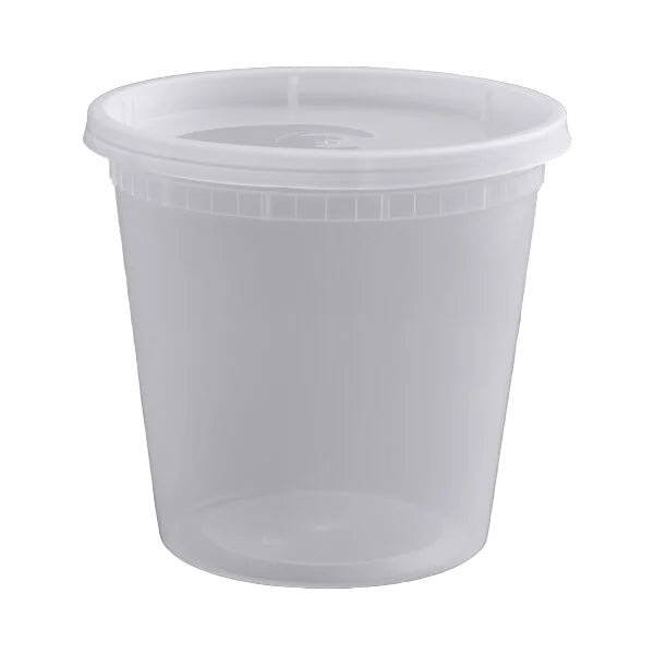 Plastic Deli Container 24oz Clear Heavy - (RL-PDC-24H)