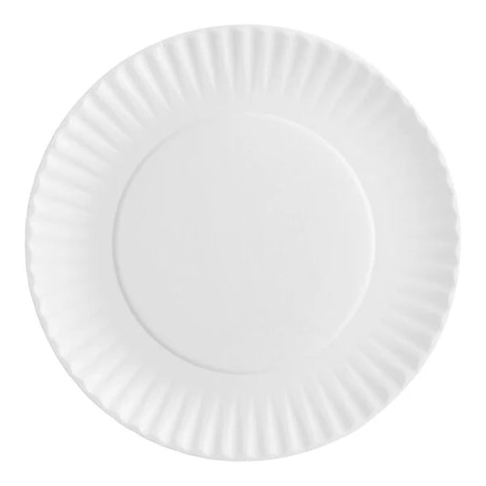 White Uncoated Paper Plate 9' - (RL-WUPP-9)