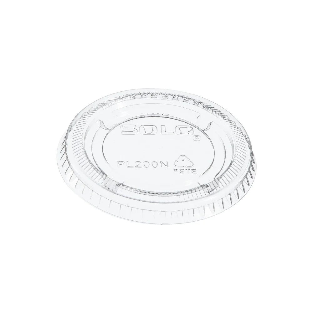 Solo Disposable Plastic 2 Oz  Lids - (RL-SDP2L)