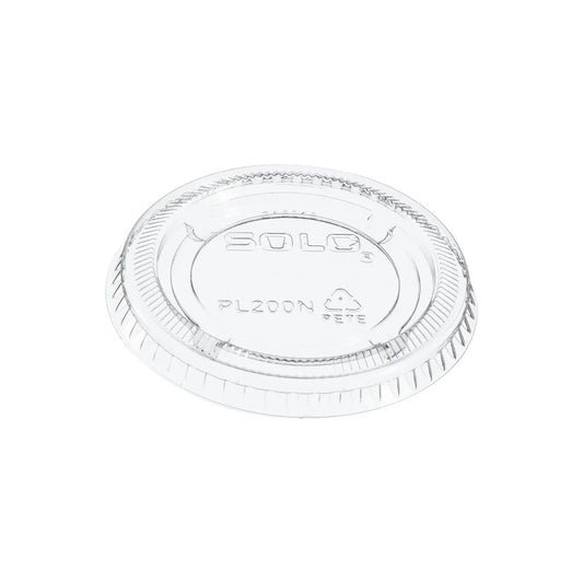 Solo Disposable Plastic 2 Oz  Lids - (RL-SDP2L)