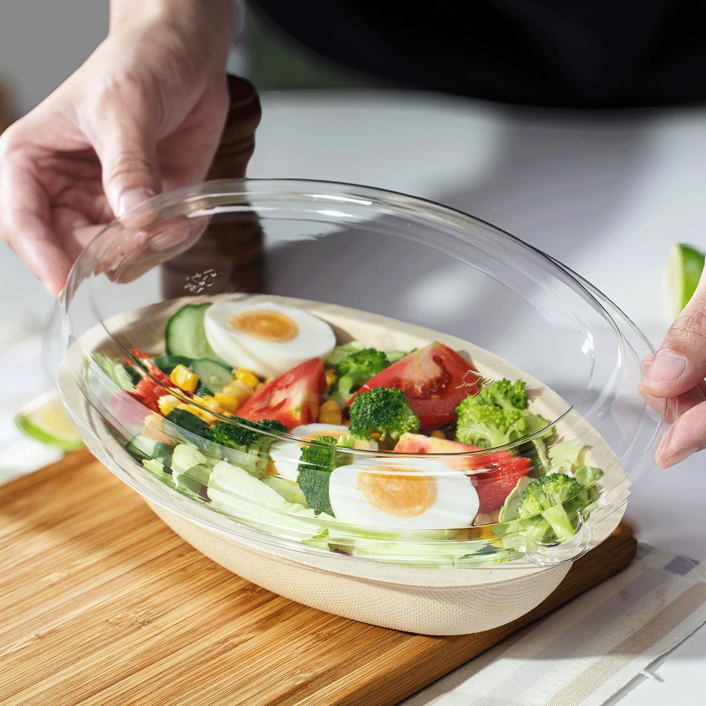 28oz Burrito Bowl and Dome Lid - (RL-BBDL-28)