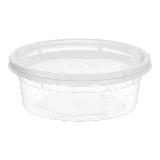 Plastic Deli Container 8oz Clear - (RL-PDC-8)