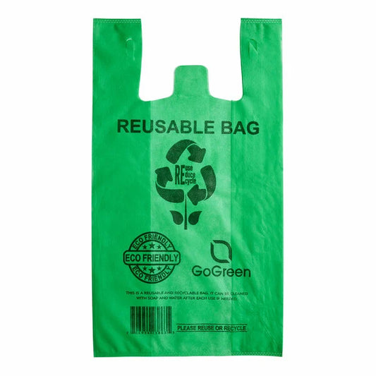Green Non-Woven Reusable Bag 1/6 - (RL-GNWRB-16-100)