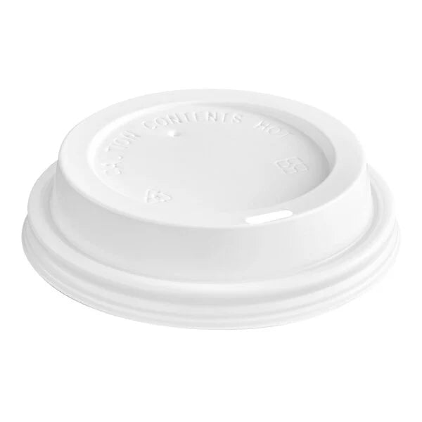 Tapa para vaso de papel termosellable de 10 a 20 oz, color blanco - (RL-HPPCL-10-20)